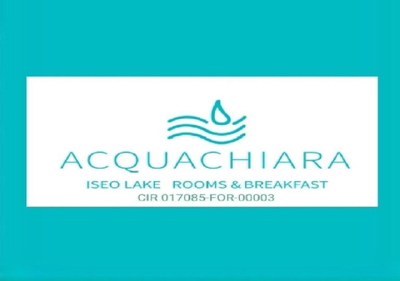 Acquachiara Iseo Deluxe Bed & Breakfast Iseo Center With Garden And Parking Inside Foresteria Eksteriør billede