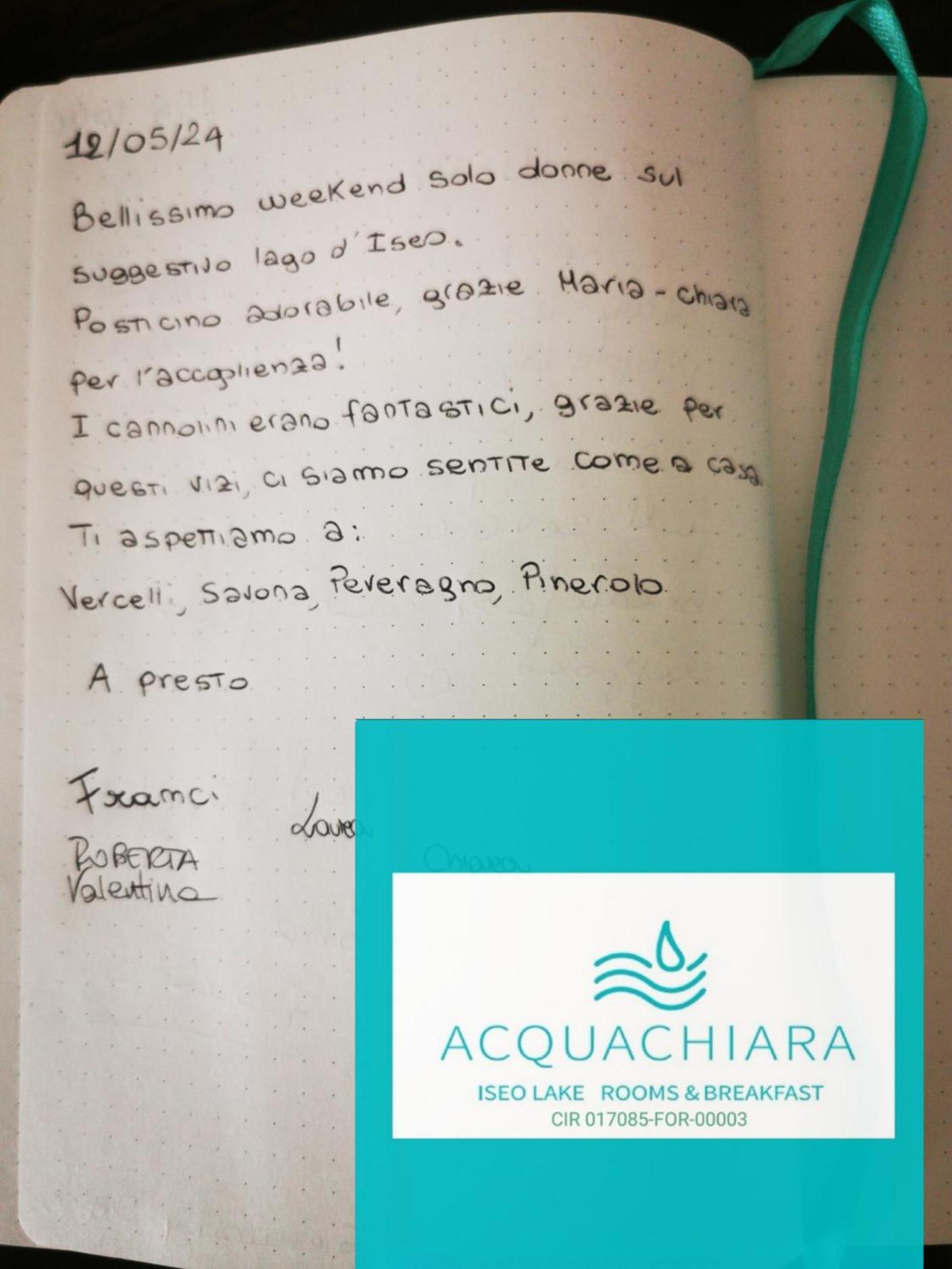 Acquachiara Iseo Deluxe Bed & Breakfast Iseo Center With Garden And Parking Inside Foresteria Eksteriør billede